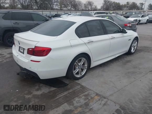 2014 BMW 5 Series 528i with VIN WBA5A5C53ED504191, listed as a IAAI auction lot 41771759 with 91,397 mi miles. Bid and sale history available at carsss.com. Image 4.