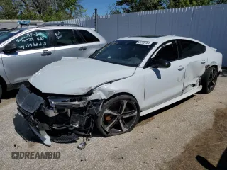 2016 Audi RS 7 Prestige z VIN WUAW2AFC0GN901008, wystawiony jako Copart lot #51578184 z przebiegiem Nie podano mil oraz Szkody całkowita. Historia ofert i sprzedaży dostępna na DreamBid. Obrazek 1.