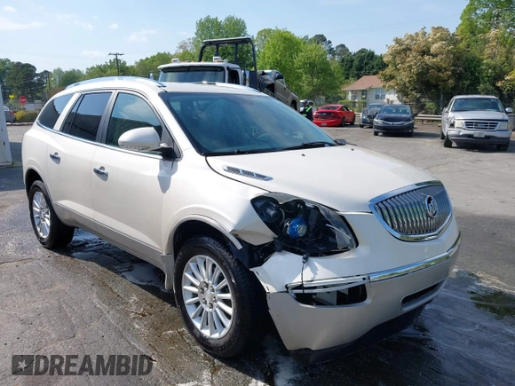 2012 Buick Enclave Leather with VIN 5GAKRCED0CJ327588, listed as a IAAI auction lot 42033144 with 112,004 mi miles and . Bid and sale history available at carsss.com. Image 1.