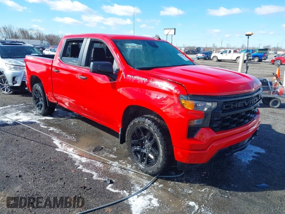 2023 Chevrolet Silverado 1500 Custom with VIN 1GCPDBEK0PZ164900, listed as a IAAI auction lot 41714627 with 65,148 mi miles and . Bid and sale history available at DreamBid. Image 1.