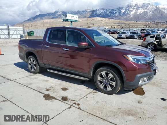 2018 Honda Ridgeline RTL-E with VIN 5FPYK3F7XJB013884, listed as a Copart auction lot 47788555 with 78,887 mi miles and Salvage title. Bid and sale history available at DreamBid. Image 4.