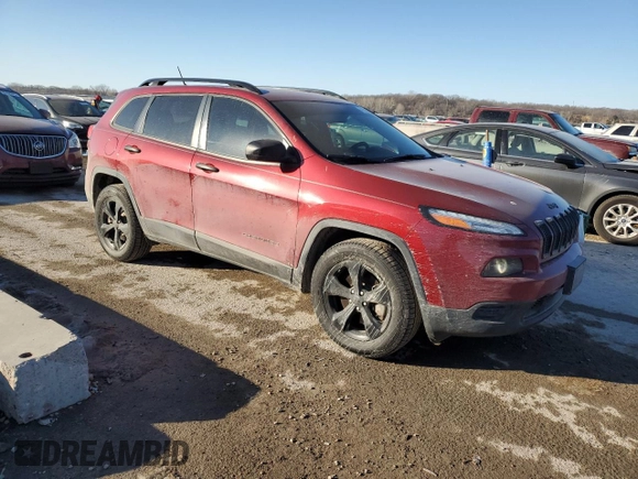 2017 Jeep Cherokee Sport with VIN 1C4PJMAB1HW529548, listed as a Copart auction lot 42513925 with 104,311 mi miles and Salvage title. Bid and sale history available at DreamBid. Image 4.