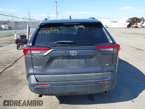 2020 Toyota RAV4 LE with VIN 2T3H1RFV8LW103724, listed as a IAAI auction lot 41738929 with 1 mi miles. Bid and sale history available at carsss.com. Image 16.