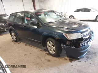 2013 Dodge Journey American Value with VIN 3C4PDCAB3DT594824, listed as a IAAI auction lot 41888188 with 189,053 mi miles and . Bid and sale history available at DreamBid. Image 1.