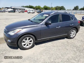 2010 Infiniti EX Journey z VIN JN1AJ0HR3AM755614, wystawiony jako Copart lot #60746375 z przebiegiem 137 318 mil mil oraz Szkoda całkowita • Salvage title. Historia ofert i sprzedaży dostępna na DreamBid. Obrazek 1.