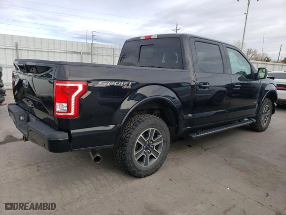 2016 Ford F-150 XLT with VIN 1FTEW1EPXGFC66455, listed as a Copart auction lot 49975245 with 108,534 mi miles and Salvage Title. Bid and sale history available at carsss.com. Image 3.