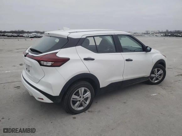 2023 Nissan Kicks S with VIN 3N1CP5BV0PL491104, listed as a Copart auction lot 41583515 with 113,396 mi miles and Salvage Title. Bid and sale history available at carsss.com. Image 3.