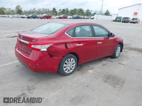 2014 Nissan Sentra S with VIN 3N1AB7AP8EY288627, listed as a IAAI auction lot 42173030 with 118,883 mi miles and . Bid and sale history available at DreamBid. Image 4.
