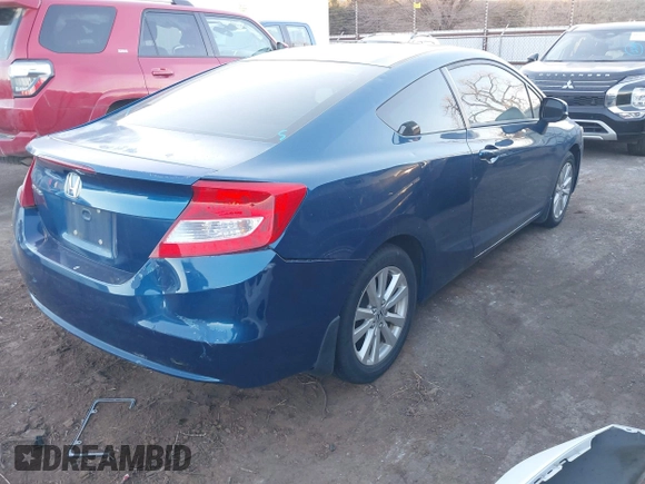 2012 Honda Civic Cpe EX-L with VIN 2HGFG3B97CH518269, listed as a IAAI auction lot 41250821 with 72,342 mi miles. Bid and sale history available at carsss.com. Image 4.