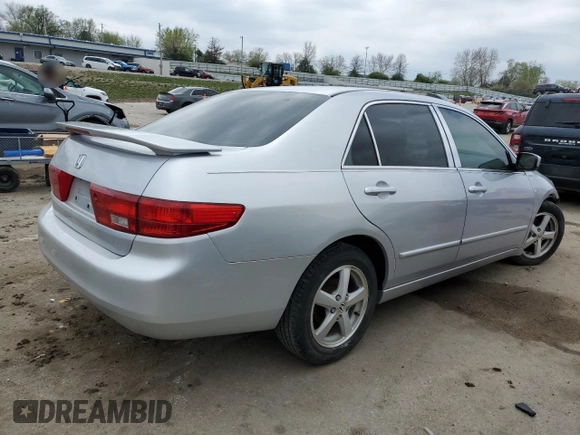 2005 Honda Accord EX with VIN 1HGCM56735A011693, listed as a Copart auction lot 52024445 with 240,754 mi miles and Salvage Title. Bid and sale history available at DreamBid. Image 3.