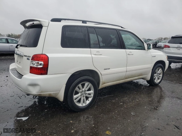 2007 Toyota Highlander Hybrid with VIN JTEHW21A370042821, listed as a Copart auction lot 51708635 with 225,104 mi miles and Clean Title. Bid and sale history available at carsss.com. Image 3.