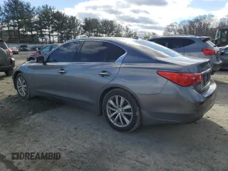 2016 Infiniti Q50 2.0t Premium with VIN JN1CV7AR2GM253752, listed as a Copart auction lot 43245065 with 80,320 mi miles and Salvage Title. Bid and sale history available at carsss.com. Image 2.