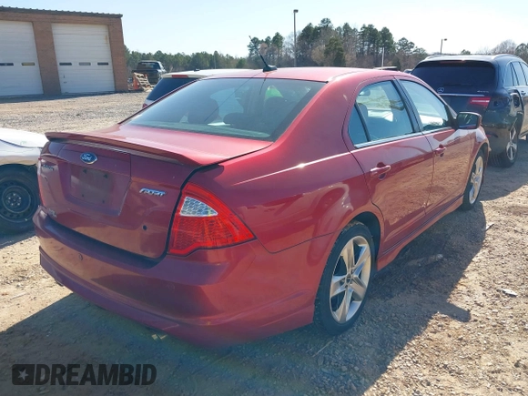 2011 Ford Fusion SPORT with VIN 3FAHP0KCXBR206585, listed as a IAAI auction lot 41779683 with 171,958 mi miles. Bid and sale history available at carsss.com. Image 4.