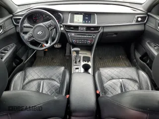2016 Kia Optima SXL Turbo with VIN 5XXGV4L20GG037840, listed as a Copart auction lot 52806045 with 117,414 mi miles and Salvage title. Bid and sale history available at DreamBid. Image 8.