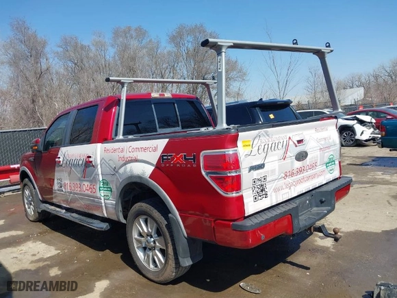 2010 Ford F-150 XL with VIN 1FTFW1EV9AKC53942, listed as a IAAI auction lot 41766813 with 246,478 mi miles. Bid and sale history available at carsss.com. Image 3.
