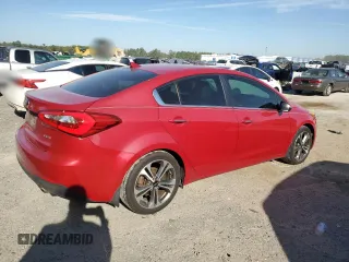 2015 Kia Forte EX with VIN KNAFZ4A82F5264566, listed as a Copart auction lot 49129435 with 141,378 mi miles and Salvage Title. Bid and sale history available at carsss.com. Image 3.