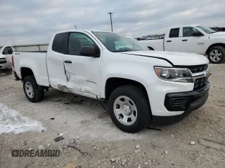 2021 Chevrolet Colorado 4WD Work Truck with VIN 1GCHTBEA7M1206343, listed as a Copart auction lot 82903544 with 17,331 mi miles and Salvage Title. Bid and sale history available at carsss.com. Image 4.
