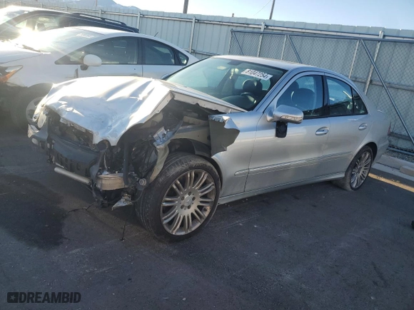 2008 Mercedes-Benz E-Class Luxury 3.5L with VIN WDBUF87X28B329184, listed as a Copart auction lot 81047254 with 0 mi miles and Salvage Title. Bid and sale history available at carsss.com. Image 1.