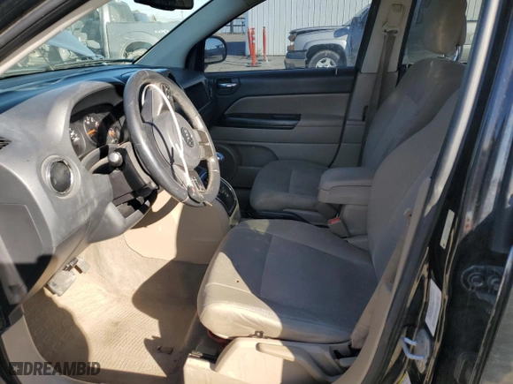 2012 Jeep Compass Latitude with VIN 1C4NJCEB6CD605412, listed as a Copart auction lot 43019555 with 242,708 mi miles and Salvage Title. Bid and sale history available at carsss.com. Image 7.