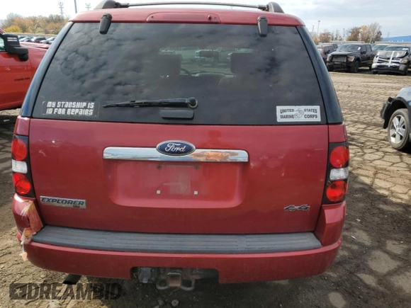 2008 Ford Explorer XLT with VIN 1FMEU73808UA33164, listed as a Copart auction lot 78049724 with 176,954 mi miles and Clean Title. Bid and sale history available at carsss.com. Image 6.