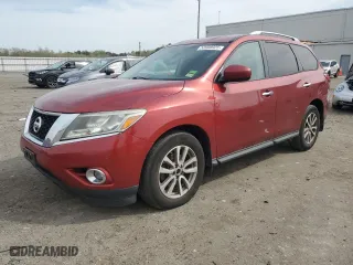2015 Nissan Pathfinder SL with VIN 5N1AR2MM5FC630618, listed as a Copart auction lot 52698925 with 196,257 mi miles and Salvage Title. Bid and sale history available at carsss.com. Image 1.