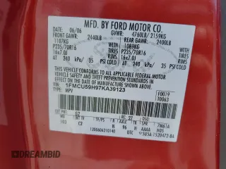 2007 Ford Escape Hybrid with VIN 1FMCU59H97KA39123, listed as a Copart auction lot 61621604 with 162,149 mi miles and Salvage Title. Bid and sale history available at carsss.com. Image 16.