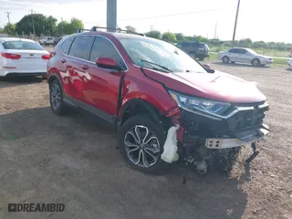 2022 Honda CR-V EX-L with VIN 5J6RW1H84NA022861, listed as a IAAI auction lot 41943584 with 1 mi miles. Bid and sale history available at carsss.com. Image 1.