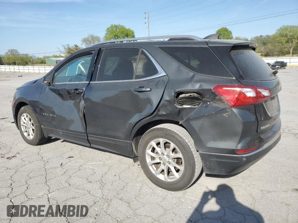 2018 Chevrolet Equinox LT with VIN 3GNAXJEV1JL100727, listed as a Copart auction lot 51976995 with 157,415 mi miles and Salvage Title. Bid and sale history available at carsss.com. Image 2.