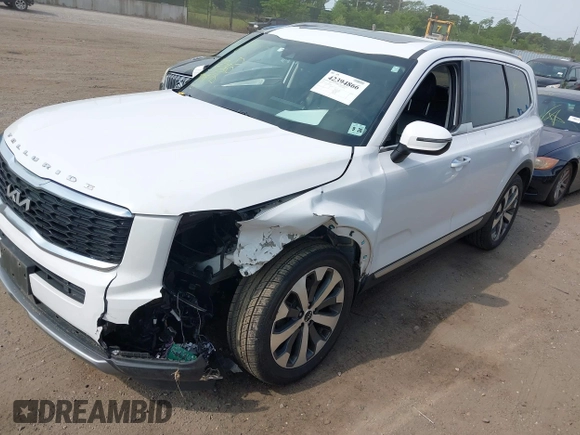 2022 Kia Telluride S с VIN 5XYP6DHC9NG218605, выставлен на аукционе IAAI как лот 42394866 с пробегом 55 087 миль миль и . История ставок и продаж доступна на DreamBid. Изображение 18.