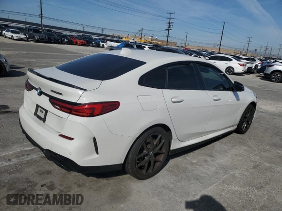 2020 BMW 2 Series M235i xDrive with VIN WBA13AL05L7G07164, listed as a Copart auction lot 48496034 with 33,259 mi miles. Bid and sale history available at carsss.com. Image 3.