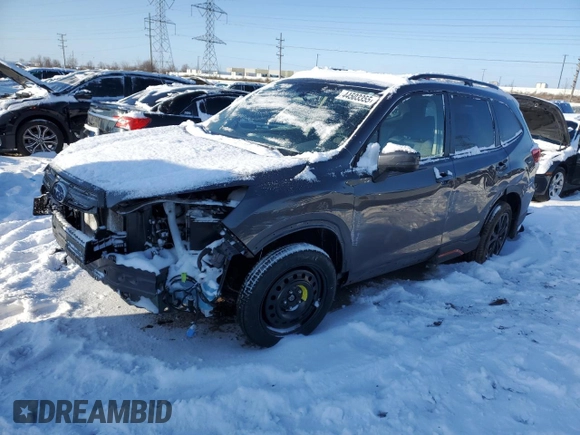 2023 Subaru Forester Sport with VIN JF2SKAGC2PH417450, listed as a Copart auction lot 44503355 with 37,931 mi miles and Salvage Title. Bid and sale history available at carsss.com. Image 1.