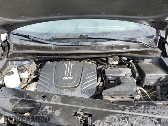 2016 Kia Sedona SX with VIN KNDMC5C1XG6113634, listed as a Copart auction lot 54130725 with 105,278 mi miles and Salvage Title. Bid and sale history available at carsss.com. Image 12.