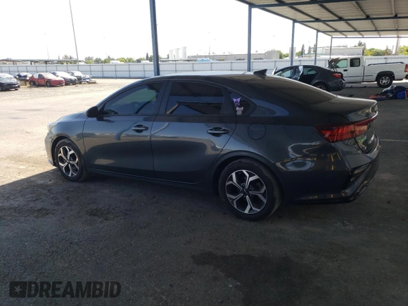 2021 Kia Forte LXS with VIN 3KPF24ADXME279287, listed as a Copart auction lot 58619325 with 83,255 mi miles and Salvage title. Bid and sale history available at DreamBid. Image 2.