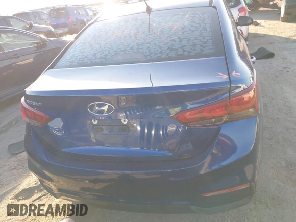 2019 Hyundai Accent SE with VIN 3KPC24A33KE069265, listed as a IAAI auction lot 41424869 with 104,521 mi miles and . Bid and sale history available at DreamBid. Image 16.