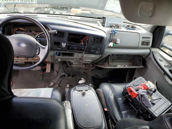 2003 Ford F-350 XL with VIN 1FTSX31F43EA79169, listed as a Copart auction lot 48807445 with Not Provided miles and Salvage Title. Bid and sale history available at DreamBid. Image 8.