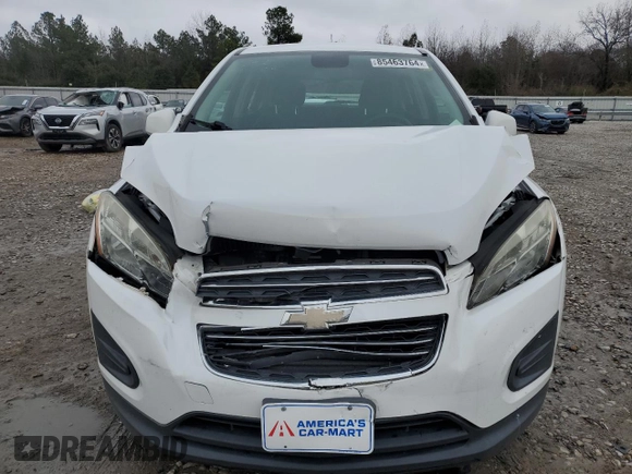 2016 Chevrolet Trax LS with VIN 3GNCJKSBXGL260298, listed as a Copart auction lot 85463764 with 75,024 mi miles and Salvage Title. Bid and sale history available at carsss.com. Image 5.