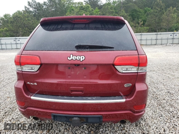 2015 Jeep Grand Cherokee Overland with VIN 1C4RJFCT5FC852946, listed as a Copart auction lot 53521915 with 186,002 mi miles and Clean Title. Bid and sale history available at carsss.com. Image 6.