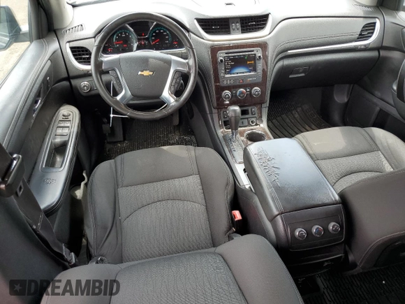 2015 Chevrolet Traverse LT with VIN 1GNKRGKD3FJ156082, listed as a Copart auction lot 56912825 with 123,875 mi miles and Salvage title. Bid and sale history available at DreamBid. Image 8.