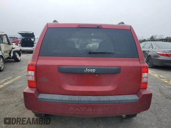 2009 Jeep Patriot Sport z VIN 1J4FT28A39D154793, wystawiony jako Copart lot #89262055 z przebiegiem 92 352 mil mil oraz Szkoda całkowita • Salvage title. Historia ofert i sprzedaży dostępna na DreamBid. Obrazek 6.