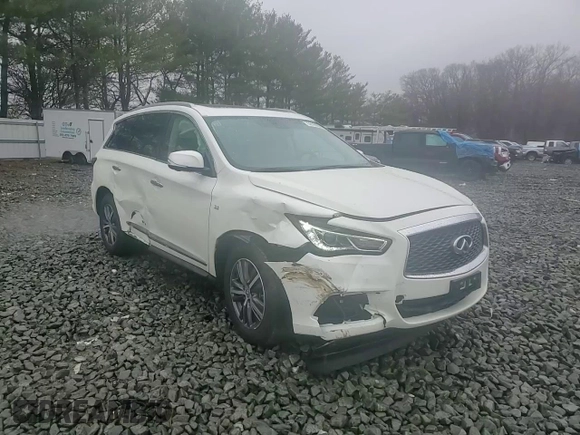 2017 Infiniti QX60 with VIN 5N1DL0MM3HC523024, listed as a Copart auction lot 50169055 with 81,521 mi miles and Salvage Title. Bid and sale history available at carsss.com. Image 11.