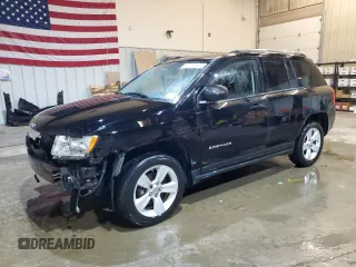 2012 Jeep Compass Sport with VIN 1C4NJDBB2CD638188, listed as a Copart auction lot 47197555 with 110,259 mi miles and Salvage Title. Bid and sale history available at carsss.com. Image 1.