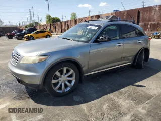 2008 Infiniti FX35 with VIN JNRAS08U08X101225, listed as a Copart auction lot 51863325 with 126,822 mi miles and Salvage Title. Bid and sale history available at carsss.com. Image 1.