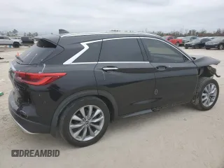 2019 Infiniti QX50 Pure with VIN 3PCAJ5M3XKF137423, listed as a Copart auction lot 41875765 with 27,757 mi miles and Salvage title. Bid and sale history available at DreamBid. Image 3.