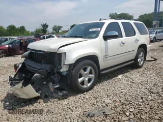 2011 Chevrolet Tahoe LTZ with VIN 1GNSKCE02BR274061, listed as a Copart auction lot 60111335 with Not provided miles and Salvage title. Bid and sale history available at DreamBid. Image 1.