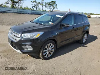 2017 Ford Escape Titanium with VIN 1FMCU9JD3HUD63223, listed as a Copart auction lot 53370004 with 128,666 mi miles and Non Repairable. Bid and sale history available at carsss.com. Image 1.