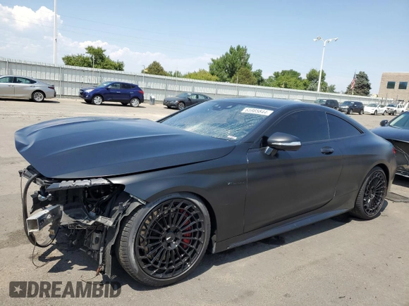 2020 Mercedes-Benz S 63 AMG with VIN WDDXJ8JB7LA040820, listed as a Copart auction lot 65985844 with Not Provided miles and Salvage Title. Bid and sale history available at DreamBid. Image 1.