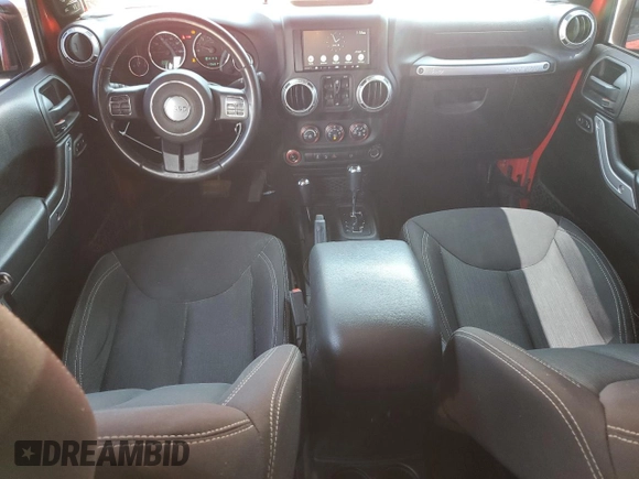 2018 Jeep Wrangler Unlimited Sahara with VIN 1C4BJWEG4JL802145, listed as a Copart auction lot 61931555 with 119,681 mi miles and Salvage title. Bid and sale history available at DreamBid. Image 8.