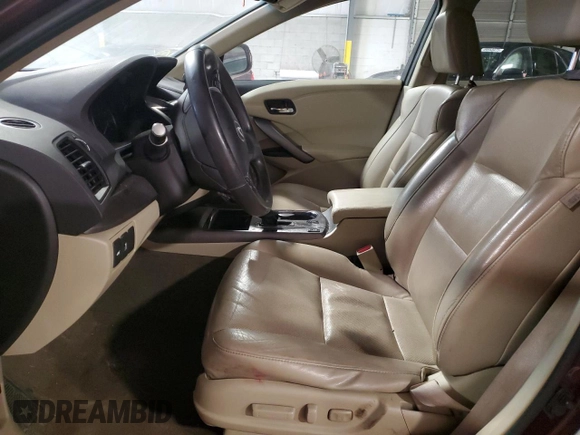 2015 Acura RDX Tech Pkg with VIN 5J8TB4H5XFL019498, listed as a Copart auction lot 46613575 with 0 mi miles and Salvage Title. Bid and sale history available at carsss.com. Image 7.