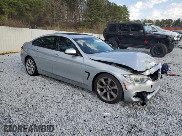 2015 BMW 4 Series 428i with VIN WBA4A5C59FG051139, listed as a Copart auction lot 45186185 with 141,839 mi miles and Clean Title. Bid and sale history available at DreamBid. Image 4.