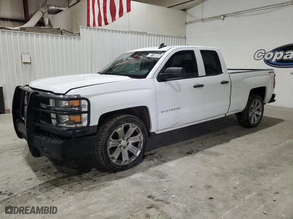 2015 Chevrolet Silverado 1500 Work Truck with VIN 1GCVKPECXFZ192687, listed as a Copart auction lot 87180654 with 219,565 mi miles and Clean Title. Bid and sale history available at carsss.com. Image 1.